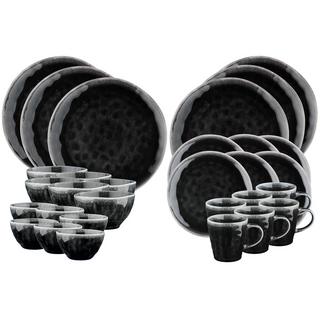 BJÖRN Geschirr-Set MOON - 30 Stück - Tinte  