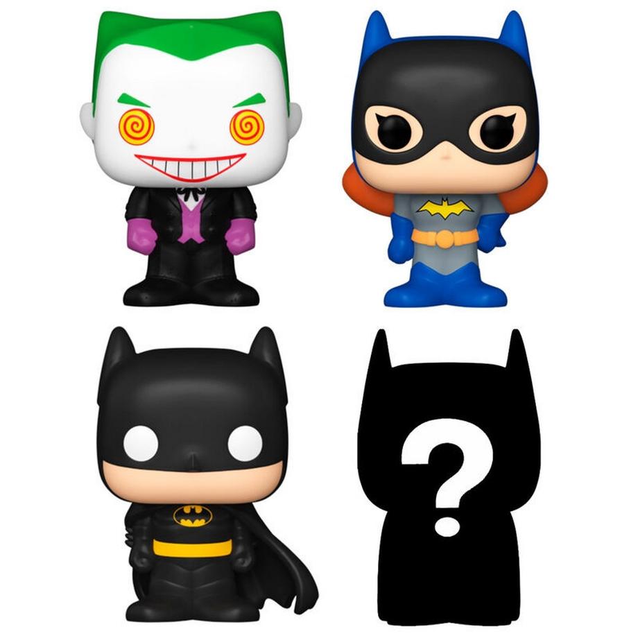 Funko  Bitty Pop! Batman, Batgirl, The Joker und Mystery (4Teile) 