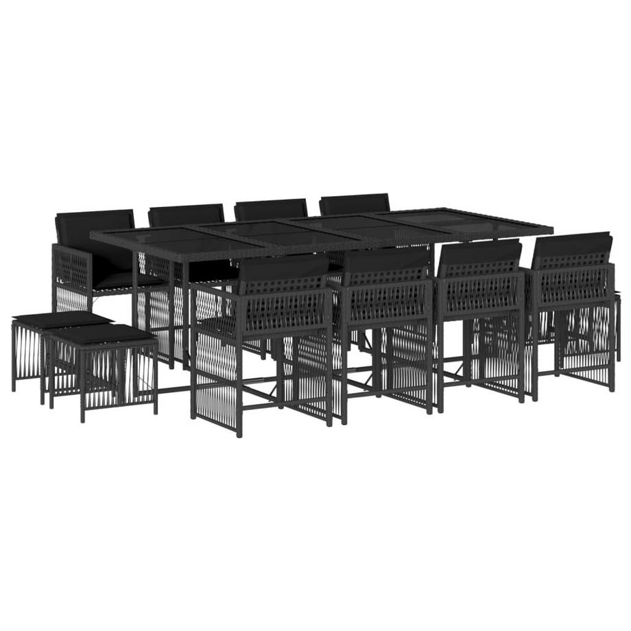 VidaXL Garten essgruppe poly-rattan  