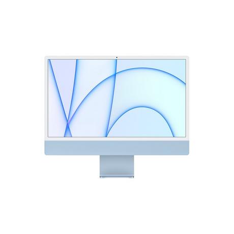 Apple  Reconditionné iMac 24" 2021 Apple M1 3,2 Ghz 8 Go 256 Go SSD Bleu 