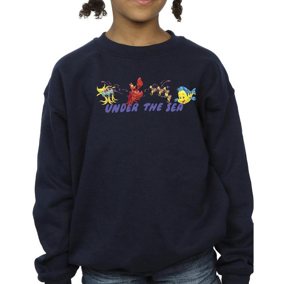 Disney  The Little Mermaid Under The Sea Sweatshirt 