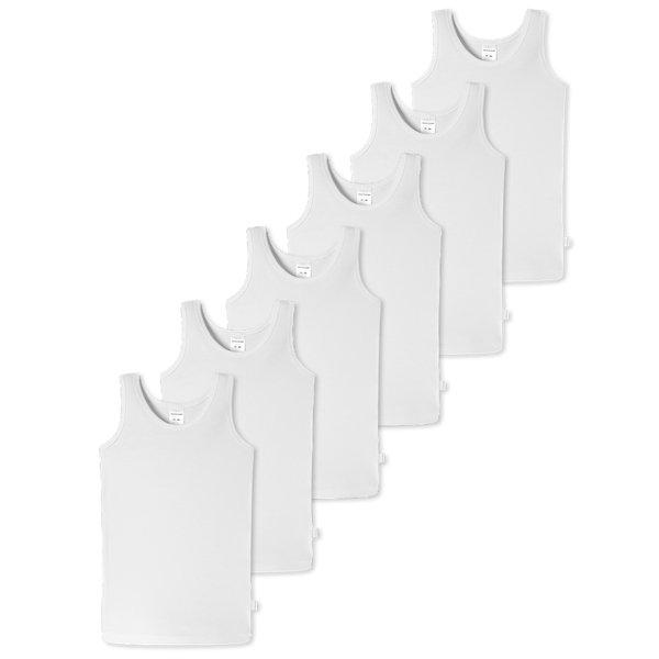 Image of 6er Pack Kids Girls 955 Organic Cotton - Unterhemd Mädchen Weiss 104