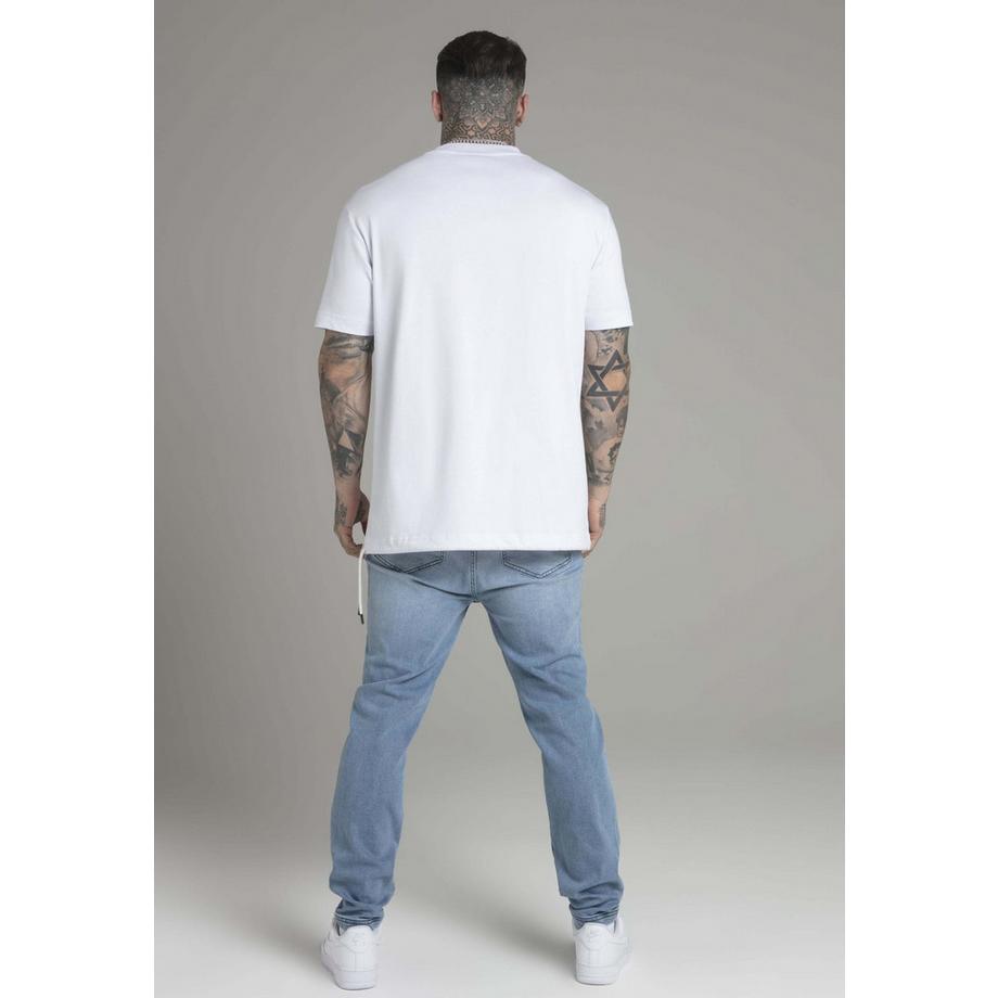 Sik Silk Oversized T-Shirt Weiss  