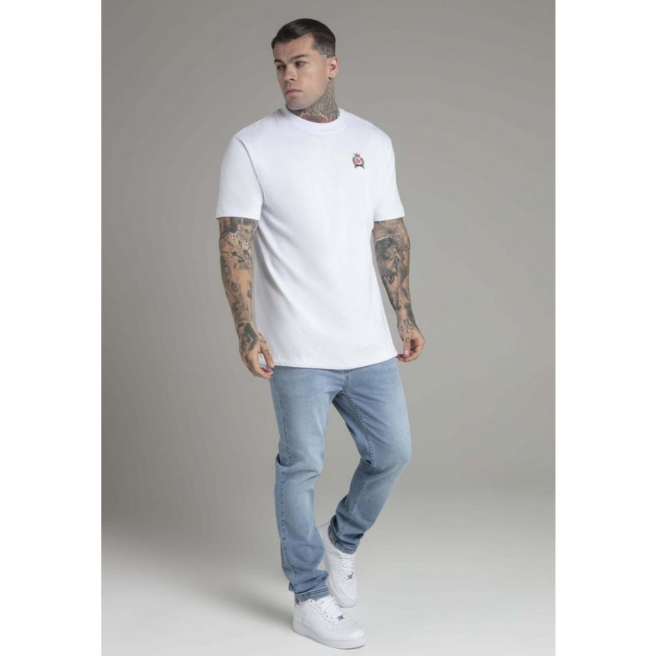 Sik Silk Oversized T-Shirt Weiss  