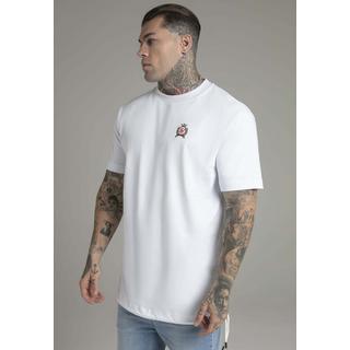 Sik Silk  T-Shirt Oversized T-Shirt in White 