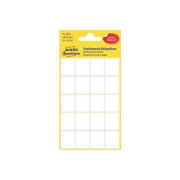 AVERY ZWECKFORM Etiketten 22×18mm 3043Z weiss 120 Stück