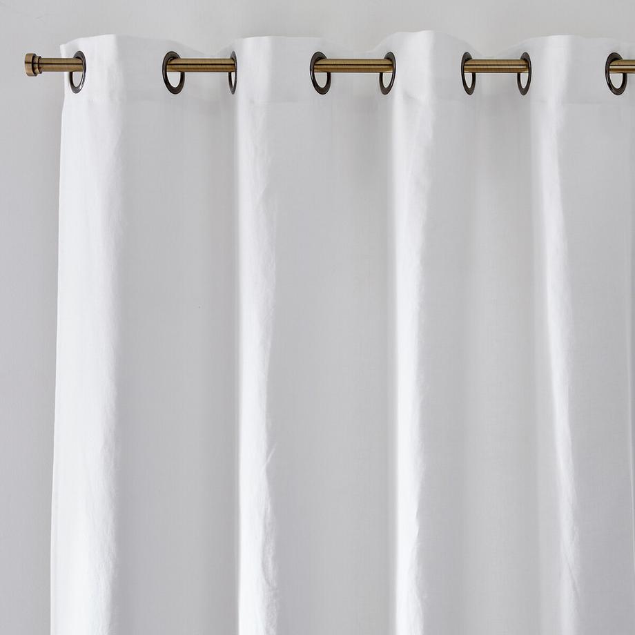 La Redoute Intérieurs  Rideau occultant lin lavé à oeillets Onega 