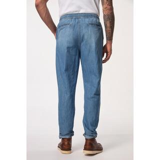 JP1880  Pantalon à enfiler en lin mélangé. Coupe Loose Fit, jusqu'au 8XL. 