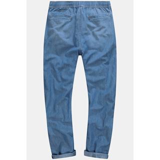 JP1880  Pantalon à enfiler en lin mélangé. Coupe Loose Fit, jusqu'au 8XL. 