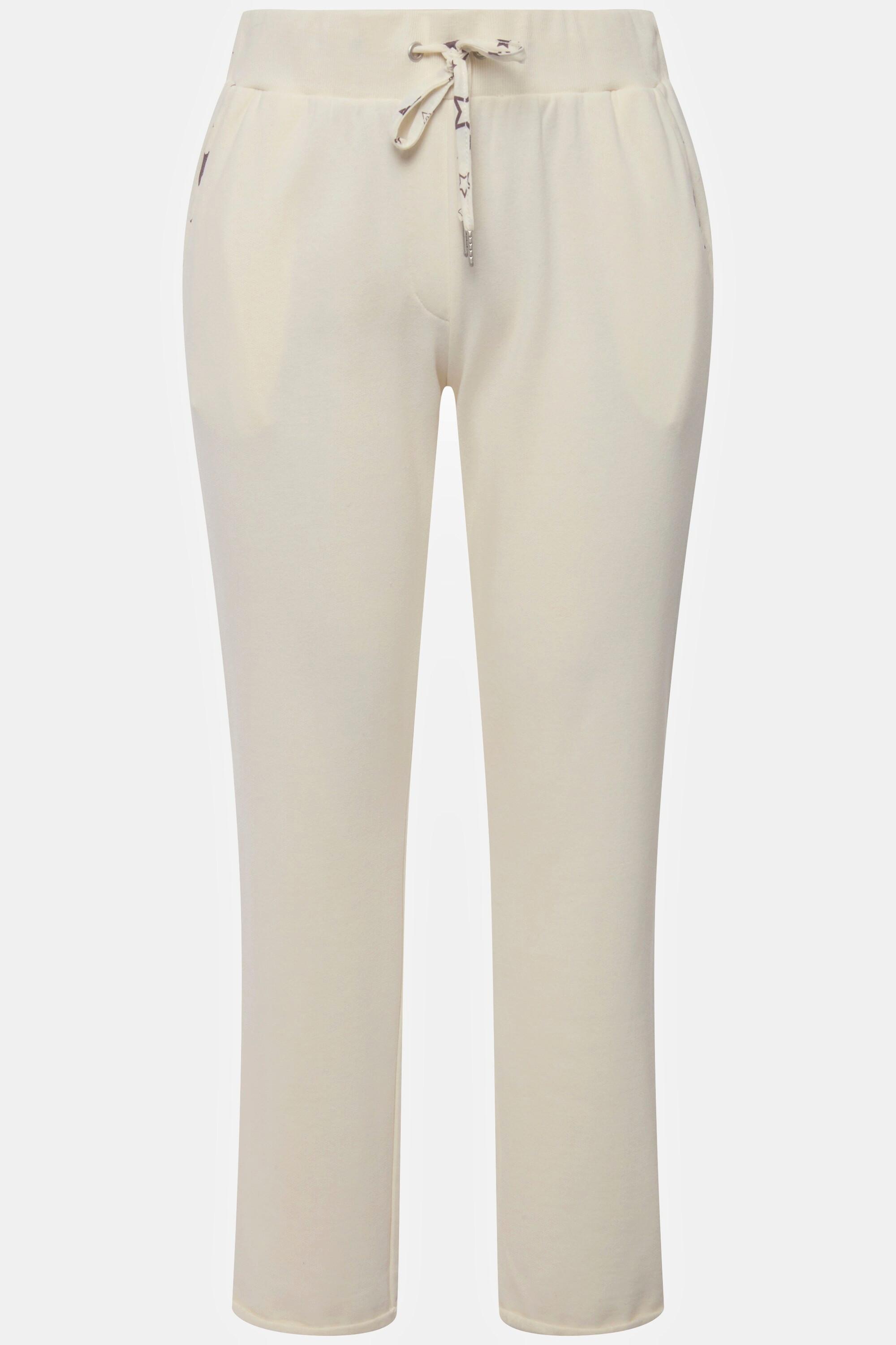 Ulla Popken  Pantaloni loungewear morbidi dal taglio aderente con cintura elastica 