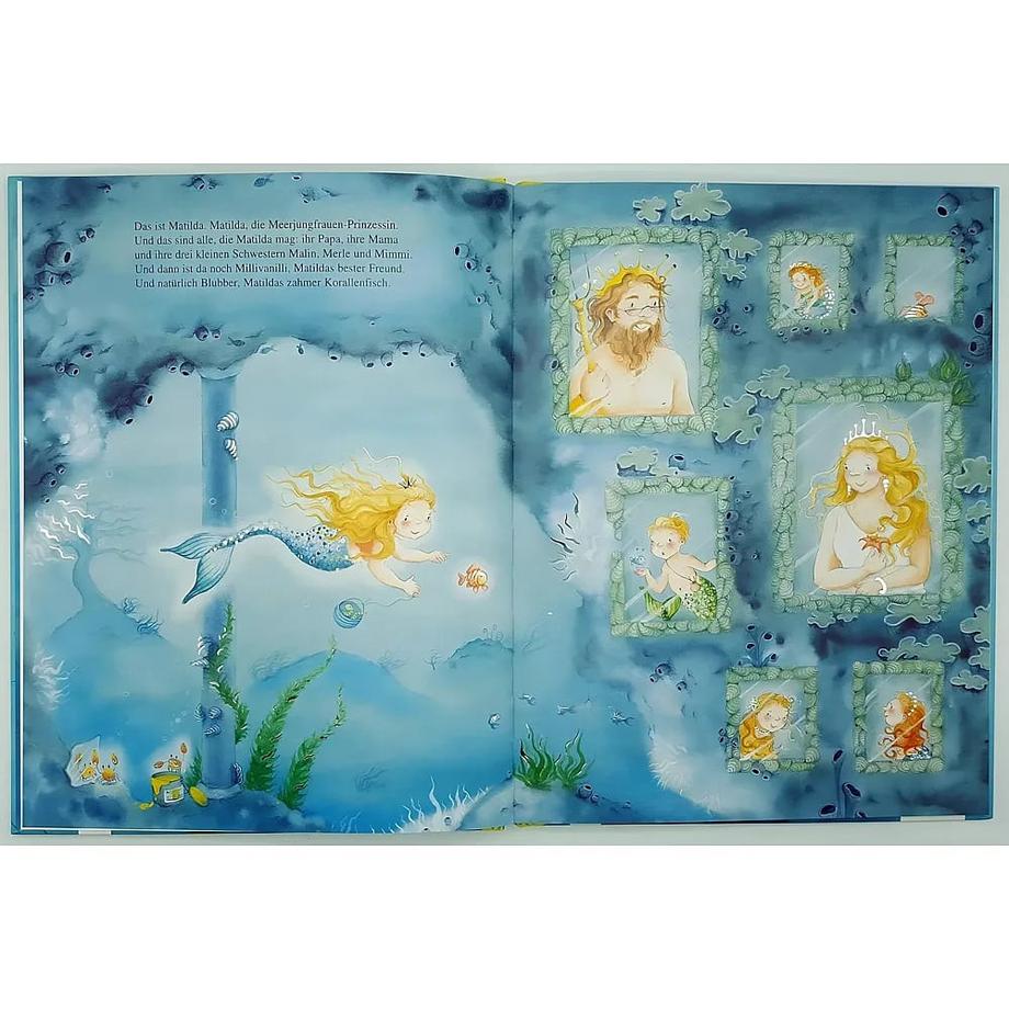 Die kleine Meerjungfrau und das Seepferdchen-Abenteuer Frey, Jana; Dahle, Stefanie (Illustrationen) Couverture rigide 