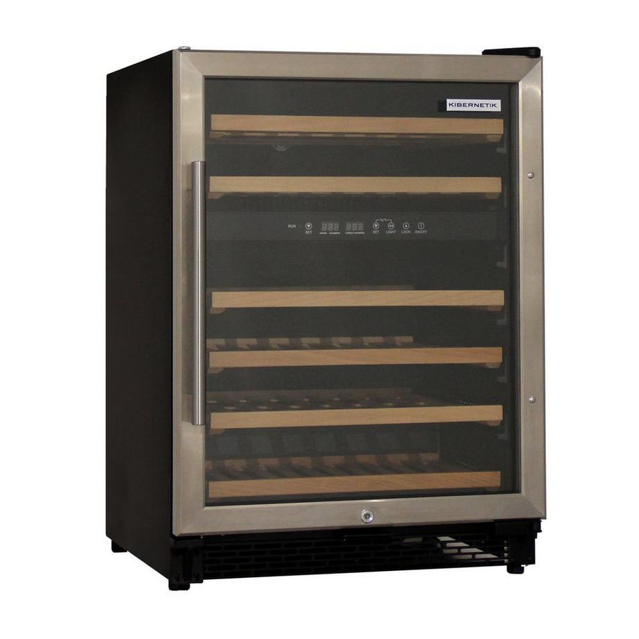 WKH46F01 Weinklimaschrank Chromstahl
