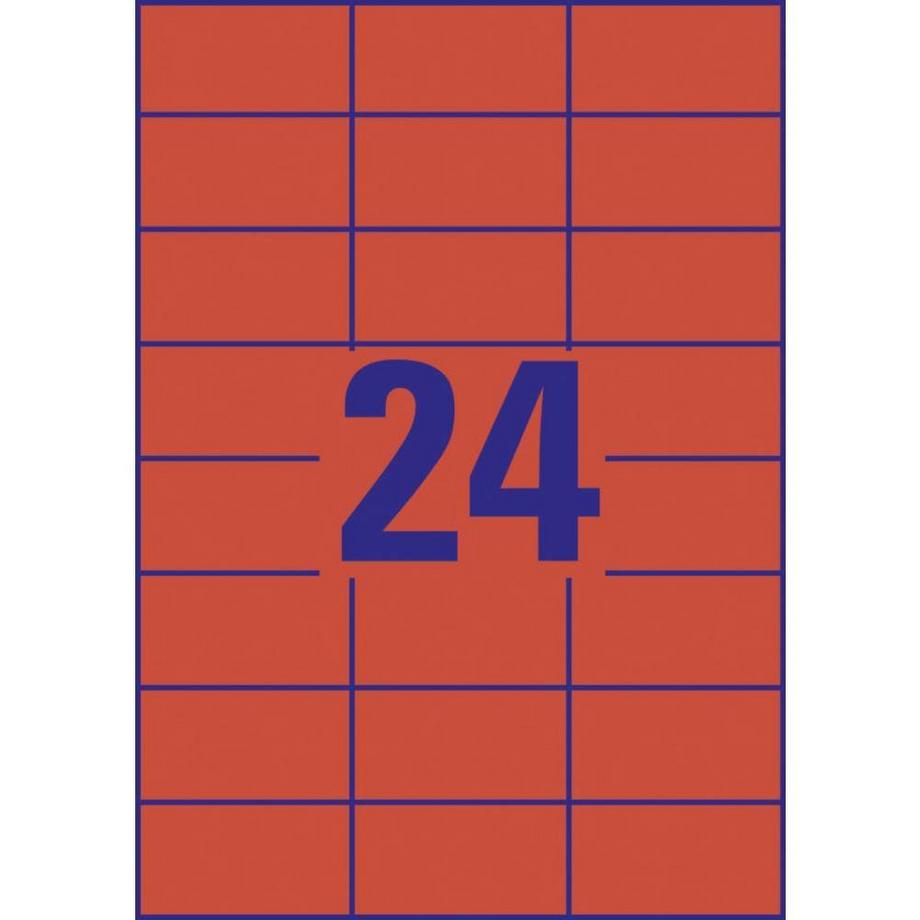 Avery-Zweckform Etiquettes Avery Zweckform /3450 70x37 mm oval. Quantité :2400  