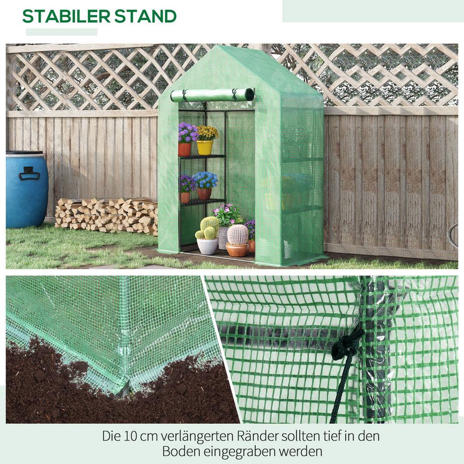 Outsunny Foliengewächshäus  