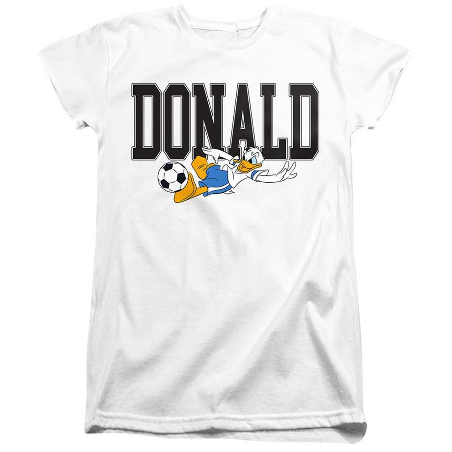 T-ShirtMotif Donald Duck Motiftyle Ballon De Foot Kick