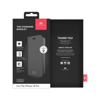 Black Rock  Custodia a libro Booklet iPhone 13 Pro Nero 