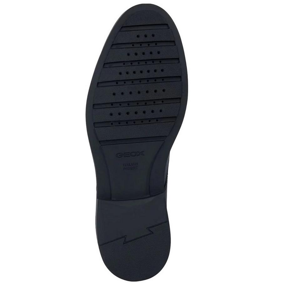 GEOX J Zheeno A Leder Schuluniform Schuhe  