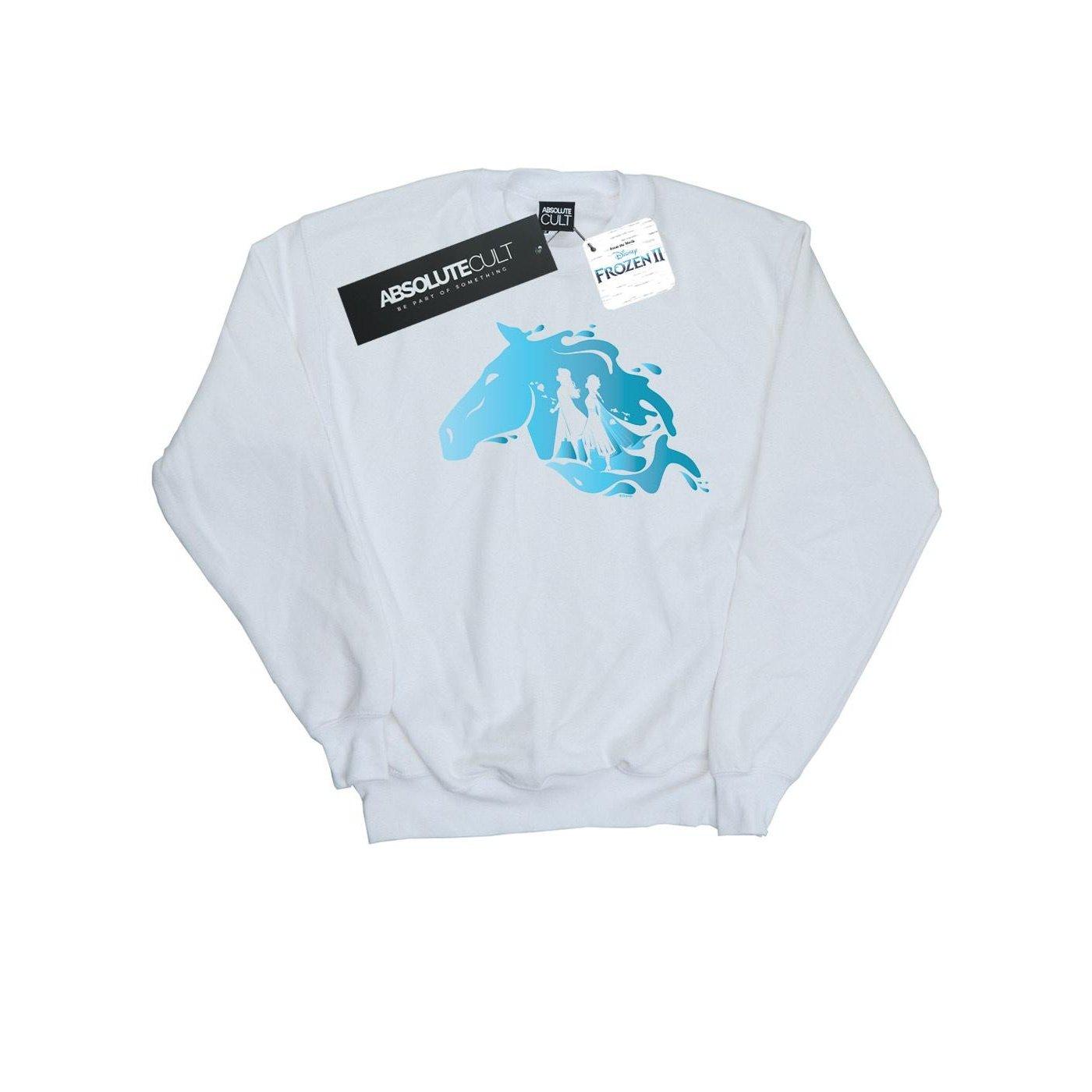 Image of Frozen 2 Nokk Silhouette Sweatshirt Unisex Weiss 152-158