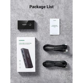 UGREEN  2x4 Sharing Switch Box 30768 USB 3.0 for 2 PCs 