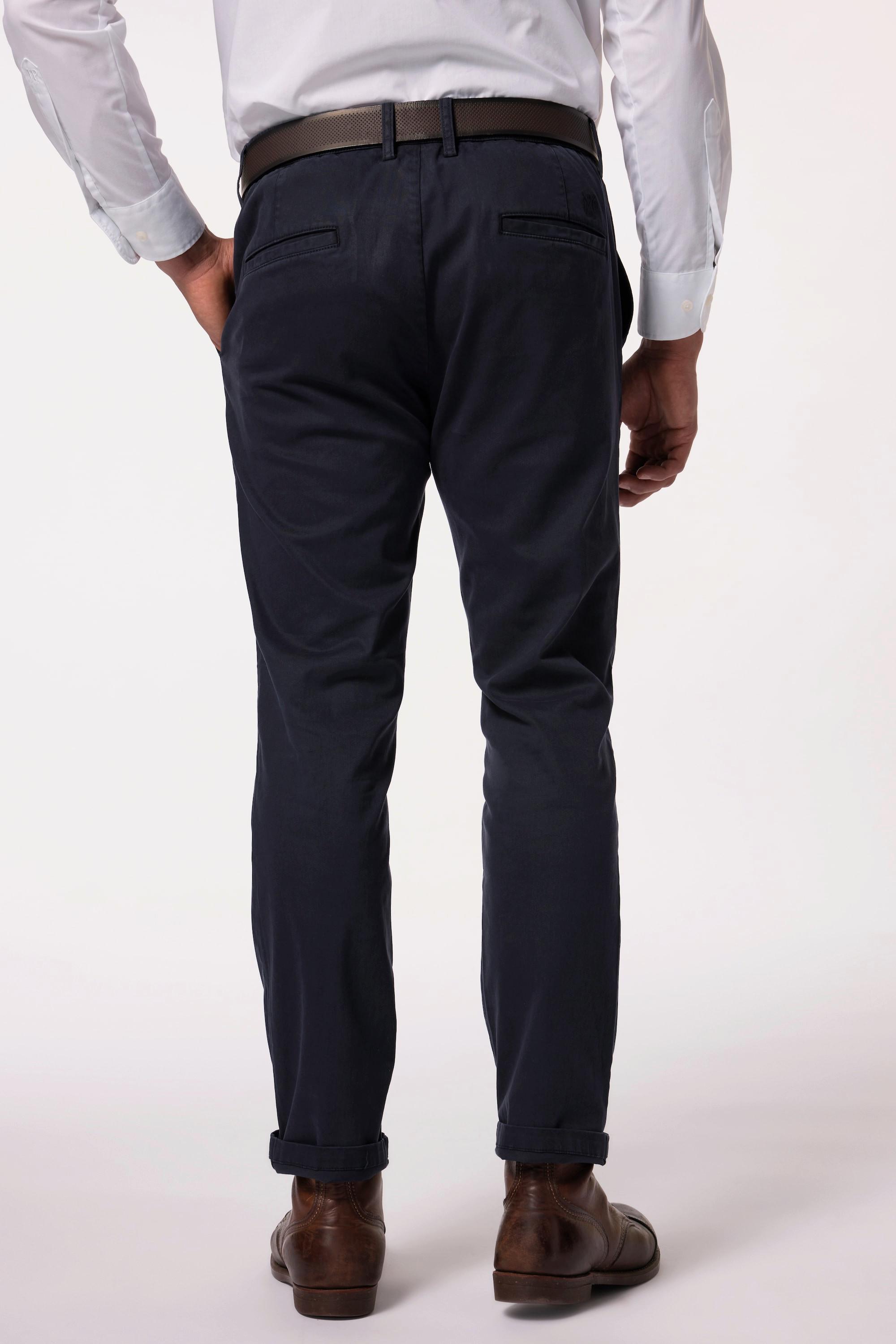 JP1880  Pantaloni chino dal taglio dritto e moderno con FLEXNAMIC® e cintura intera ed elastica 