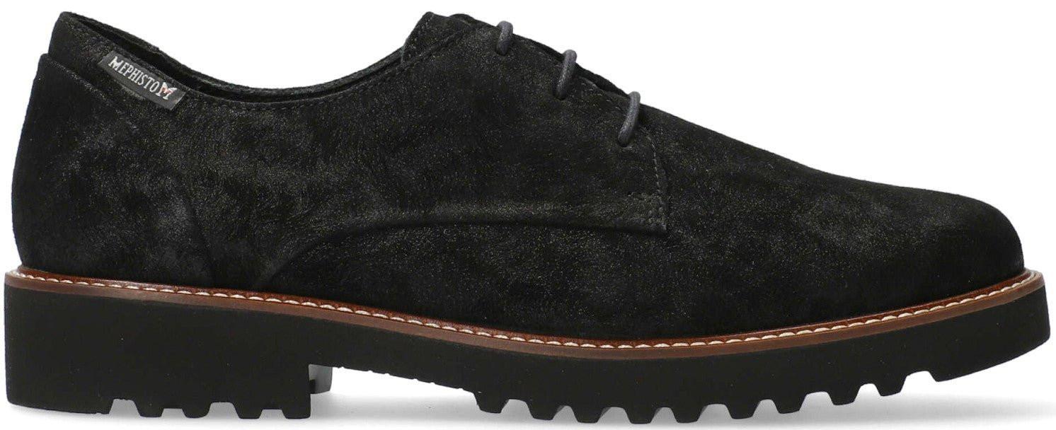 Image of Sabatina - Leder Schnürschuh Damen Schwarz 40.5