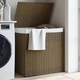 VidaXL Panier à linge rotin synthétique  