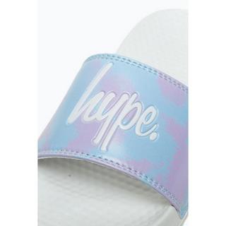 hype  Badesandale Splodge Tie Dye, Schrift 