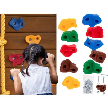 Pricenet Portapietre da arrampicata per bambini 10pz  