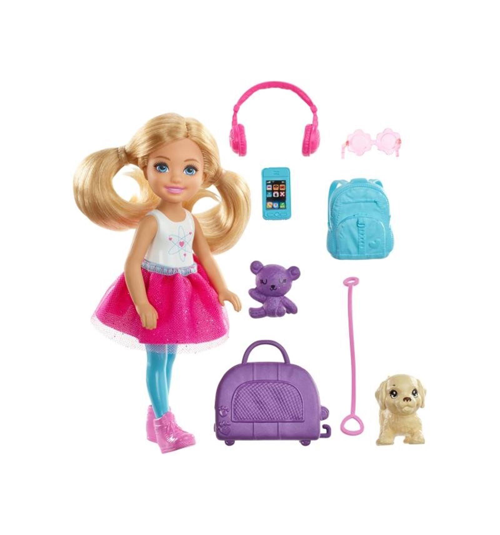 Barbie  Chelsea Reise Chelsea Puppe und Zubehör 