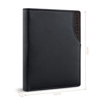 BUGATTI Corso Deluxe Hochformatbörse mit Überschlag  