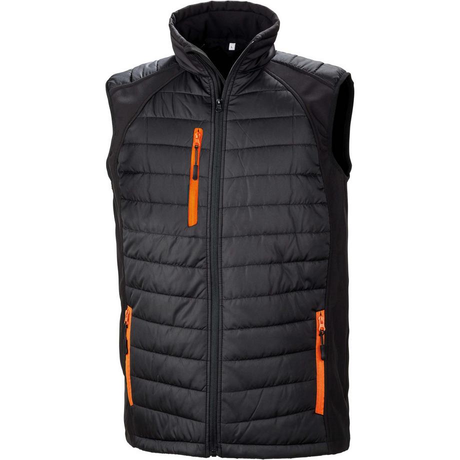 Result Resut Softshell Gilet Rembourré Dos Boussole  