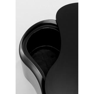 KARE Design Table d&#039;appoint Lotus noir 35  