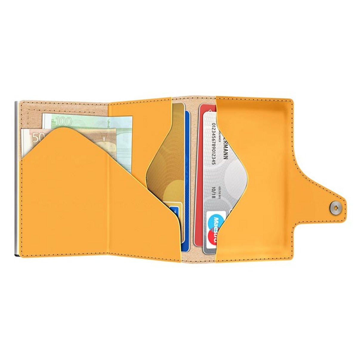 Tru Virtu Click & Slide Vegan Bio Apple Walnut Wallet  