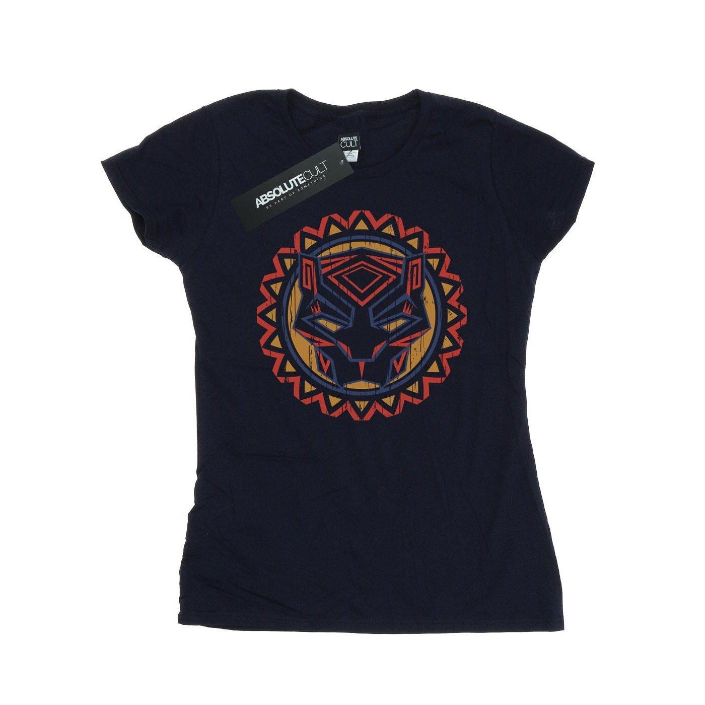 Image of Black Panther Tribal Panther Icon Tshirt Damen Marine XL