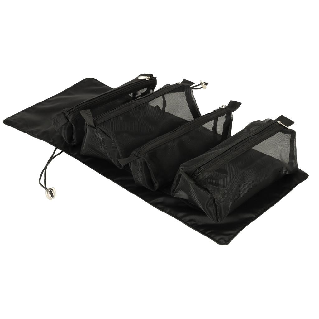 Image of Kulturtasche Mit 4 Herausnehmbaren Fächern - Schwarz Unisex ONE SIZE