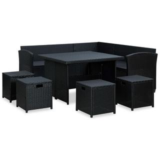 VidaXL Garten-sofa-set poly-rattan  