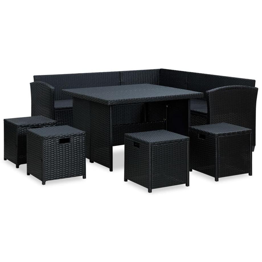 VidaXL divano Polirattan  