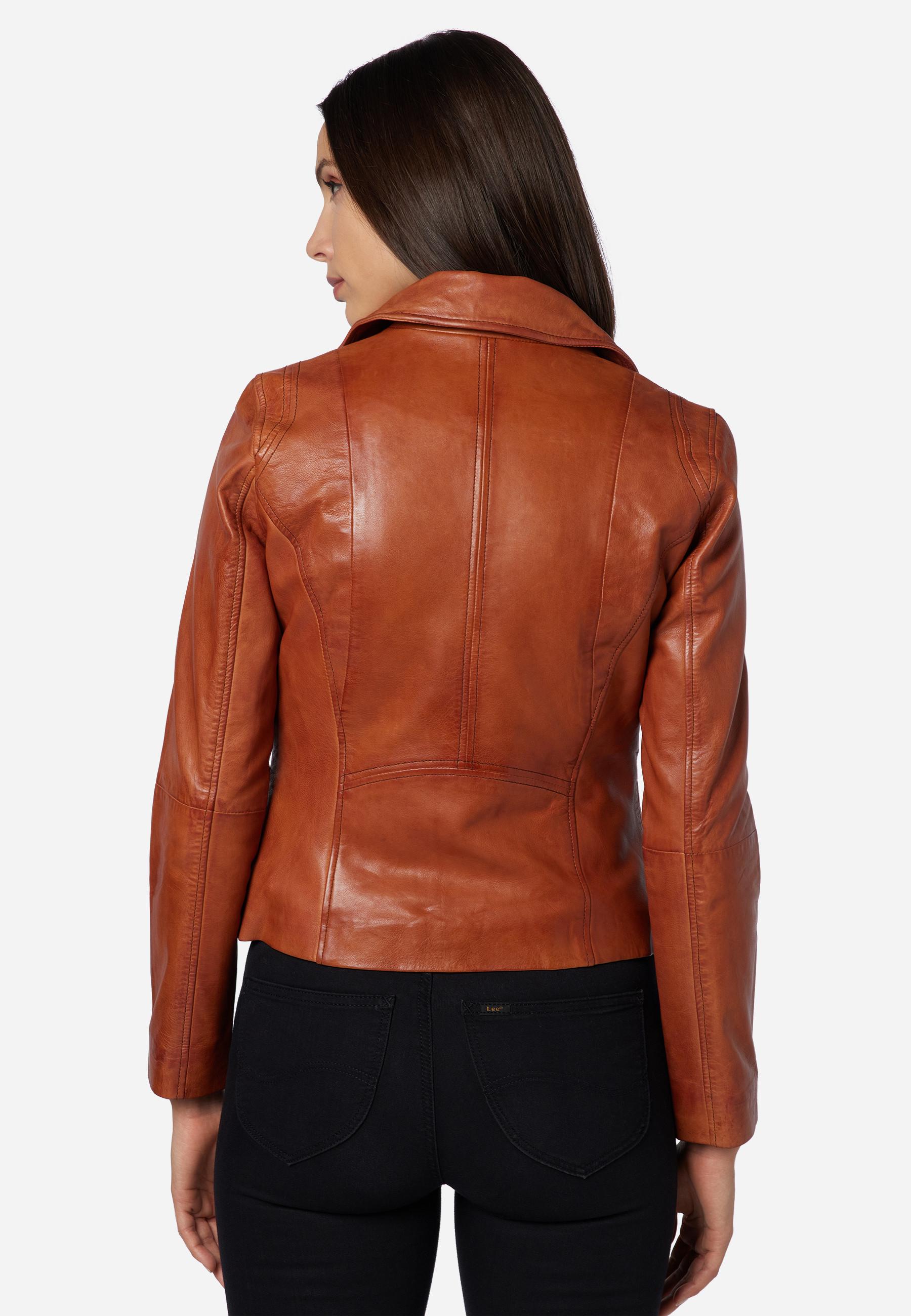 RICANO  Lederjacke Sally, Bikerstil 