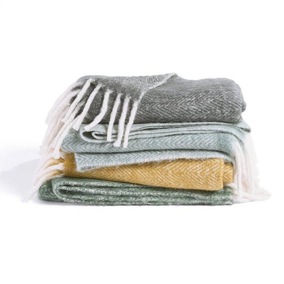 La Redoute Intérieurs Basalm Coperta a Spina di Pesce  