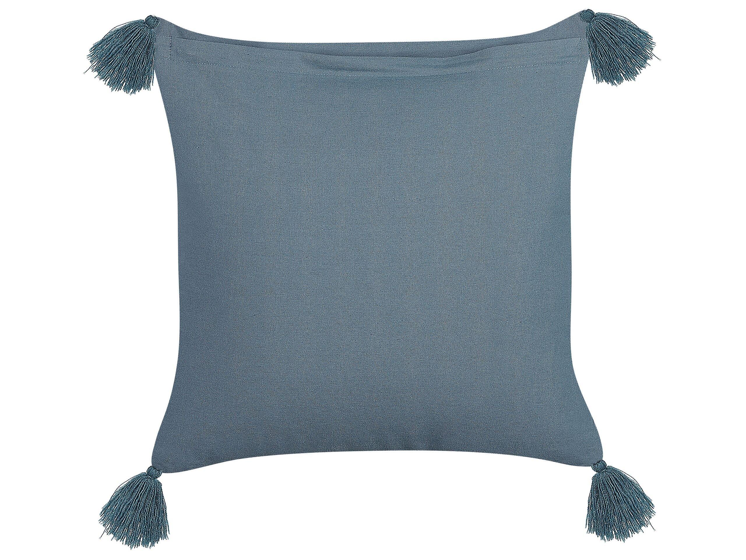 Beliani Coussin en Velours Boho SETARIA  