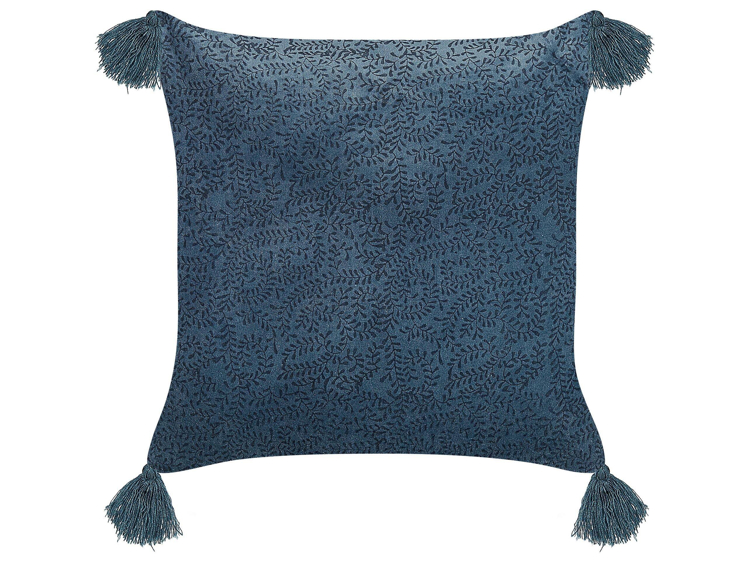 Beliani Coussin en Velours Boho SETARIA  