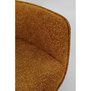 KARE Design Fauteuil pivotant Jules jaune  