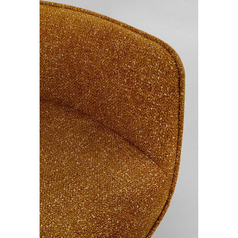 KARE Design Drehsessel Jules gelb  