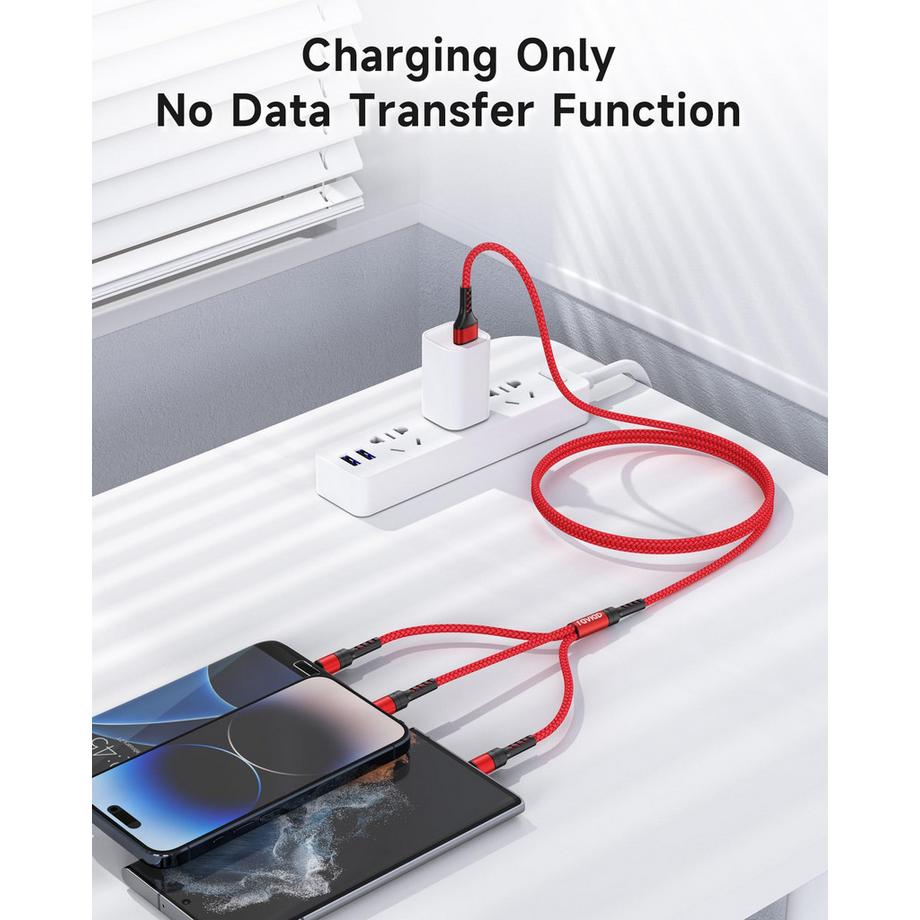 Alopini  Câble USB Multiple, Universel 3 en 1 