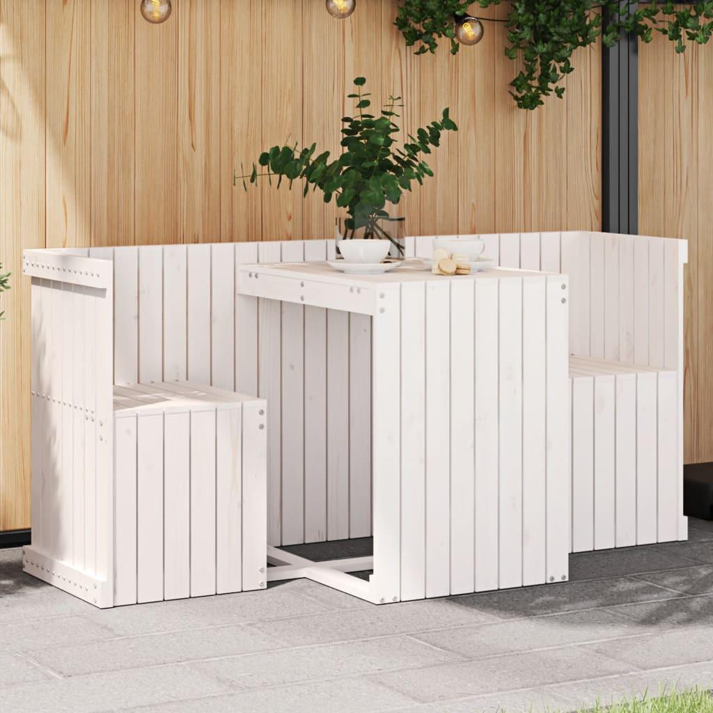 VidaXL Ensemble de balcon bois de pin  