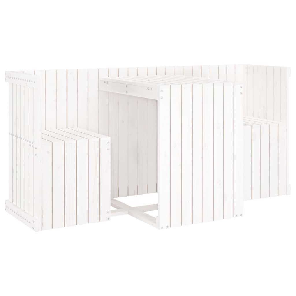 VidaXL Ensemble de balcon bois de pin  