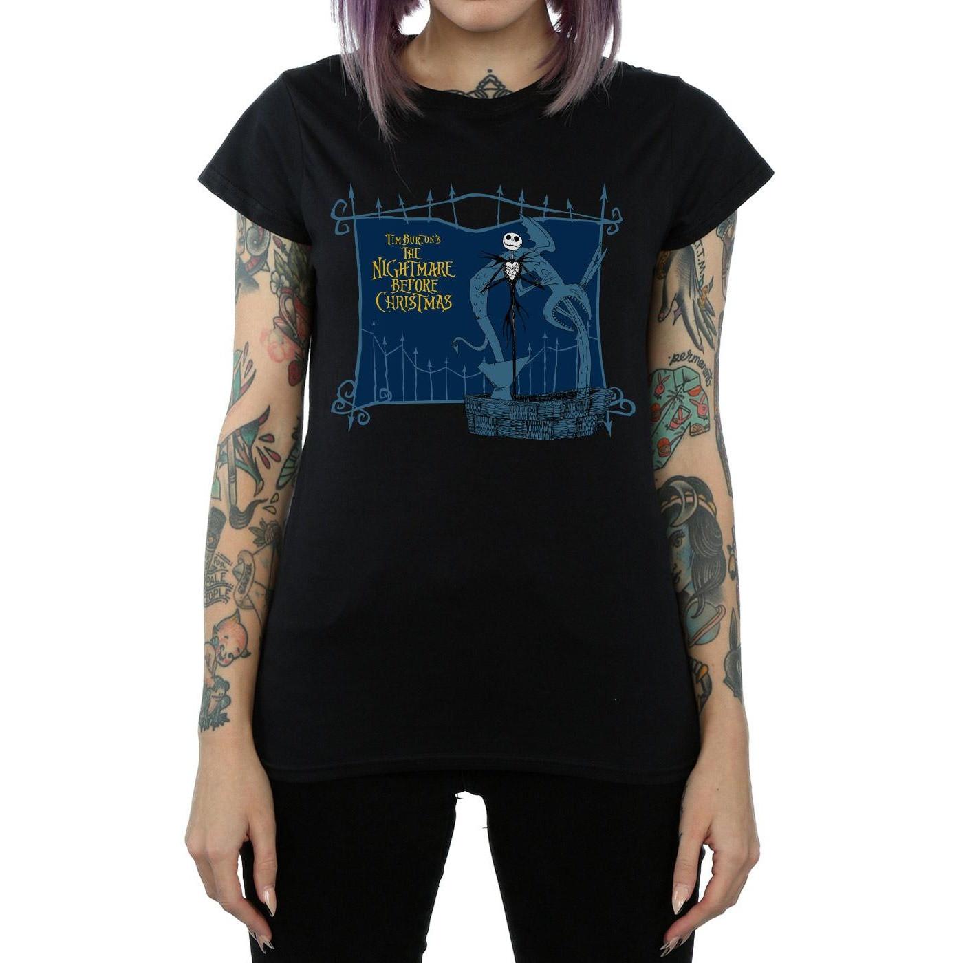 Disney  Tshirt NIGHTMARE BEFORE CHRISTMAS JACK AND THE WELL 