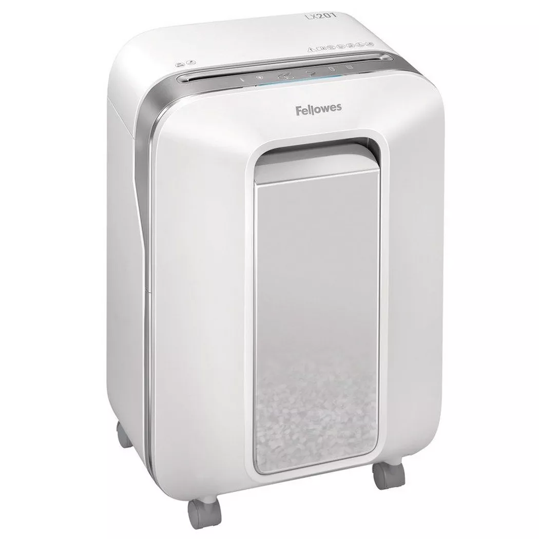 Fellowes – Aktenvernichter Powershred 5103801 LX201, weiss, P-5, 22lt, Weiss Bunt