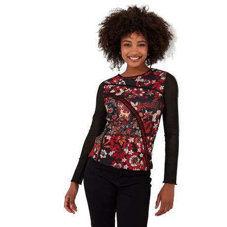 Joe Browns  Haut Manches Longues Maille Floral 