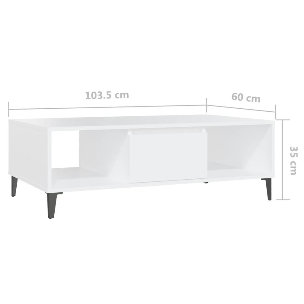 VidaXL Table basse bois d'ingénierie  